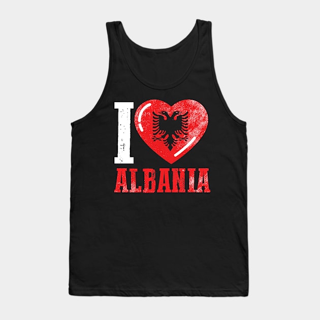 I love Albania Tank Top by Mila46